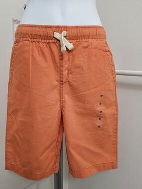 NWT Boys/Unisex The Place Orange Swim Trunks with Elastic Waistband, Sz 10